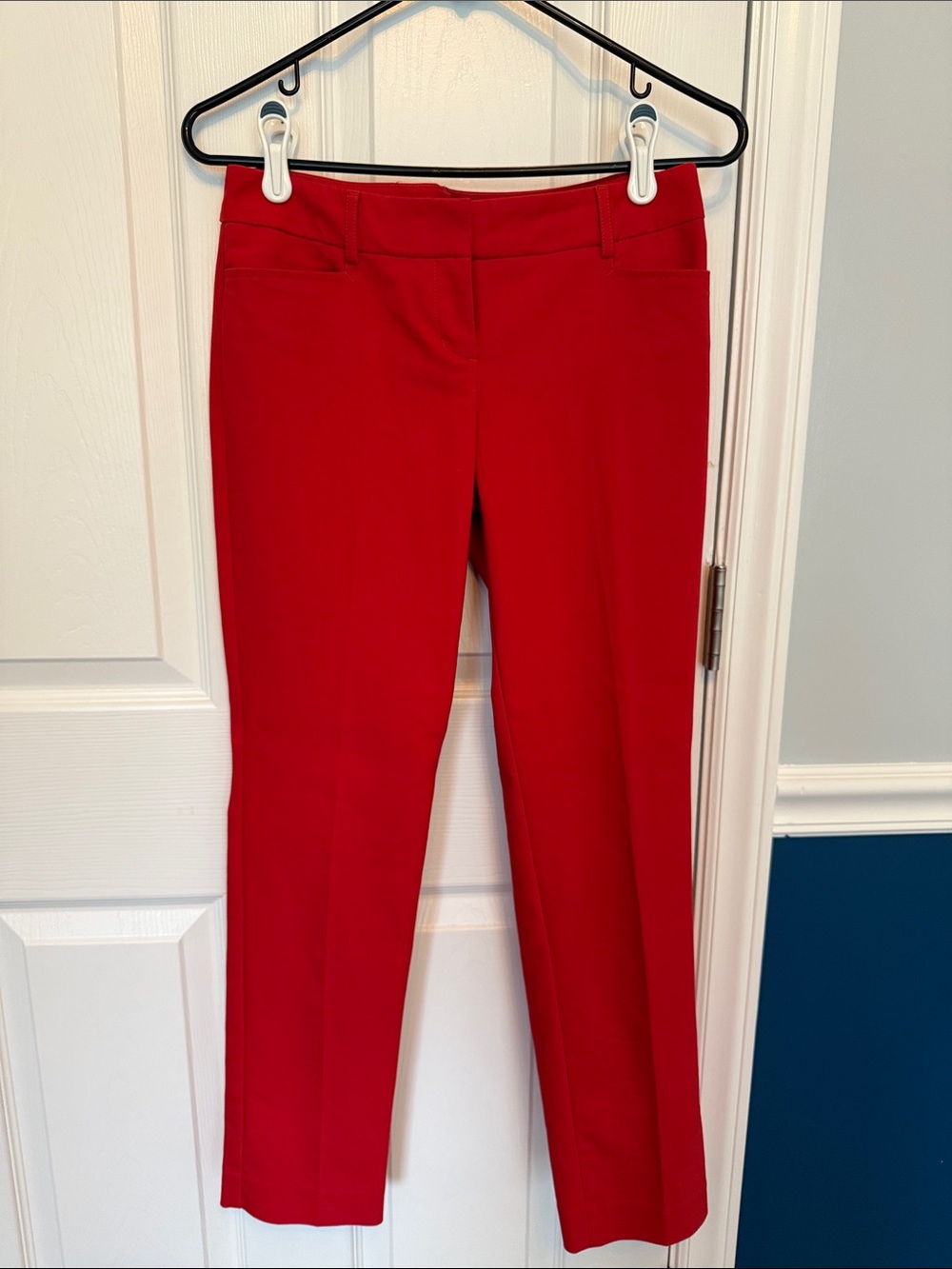 Red Women's Ankle Pants